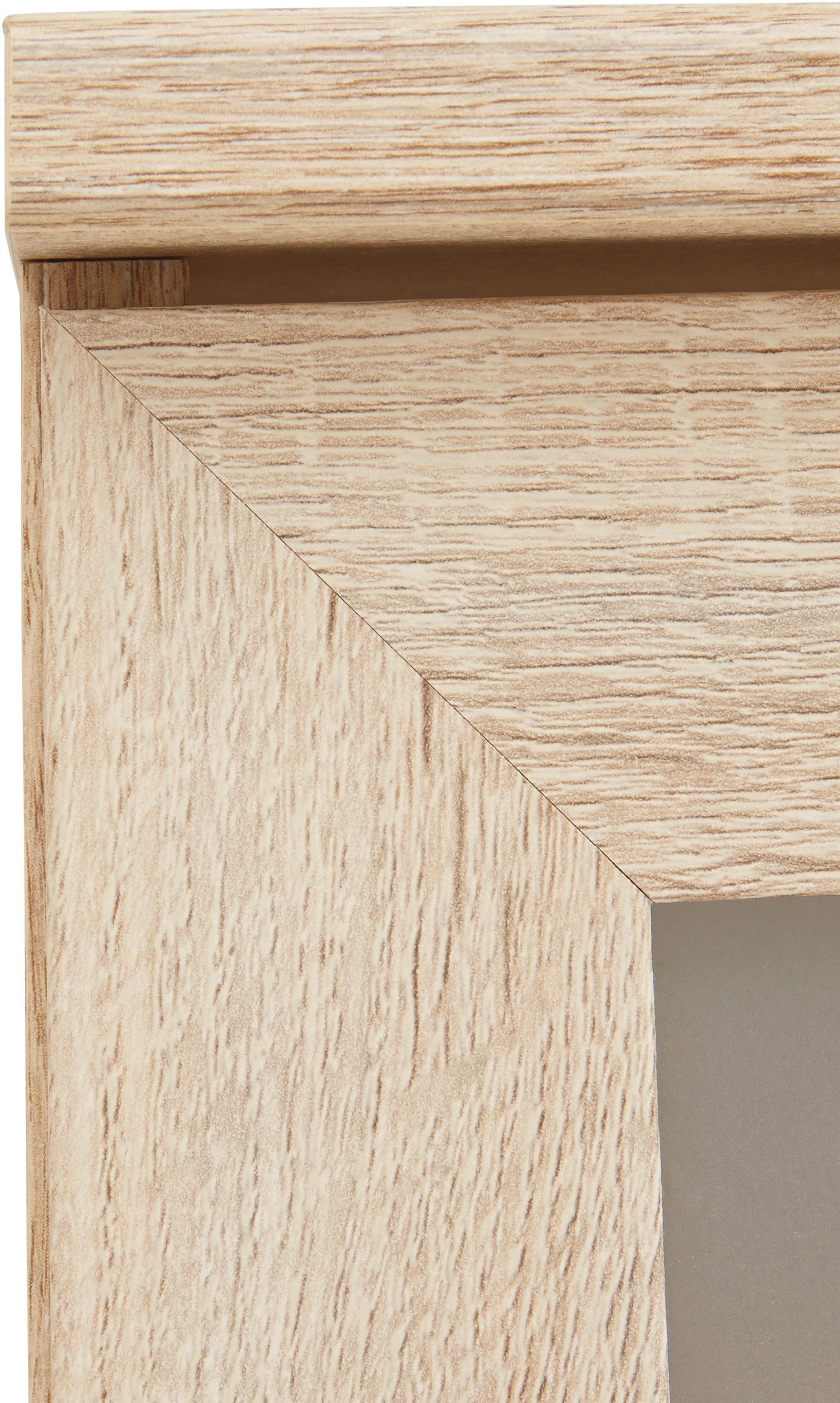 Wimex Nachtkommode Box, mit Glaseinsatz in der oberen Schublade, in 2 Höhen