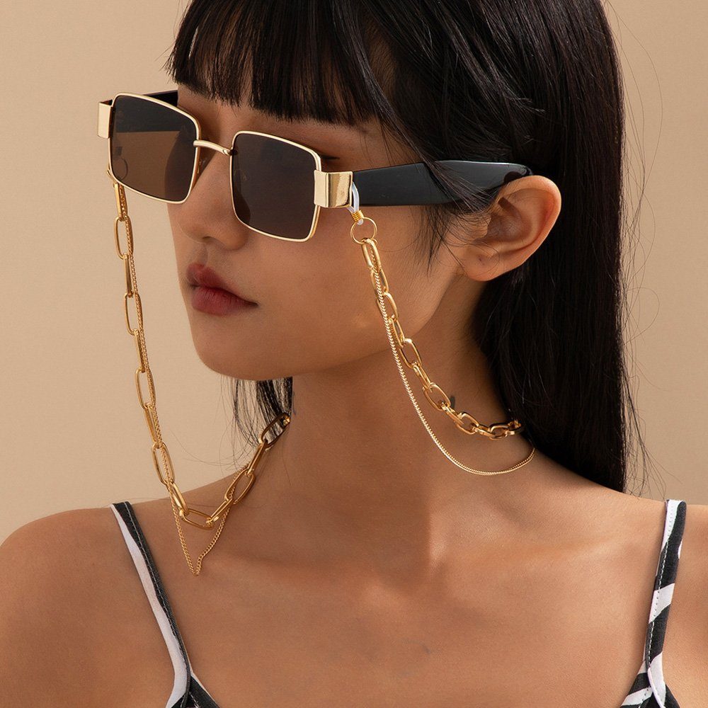 Tian Dee Brillenkette 1 Stück Brillenkette, Mode Metall Sonnenbrille Brille Halter Kordel