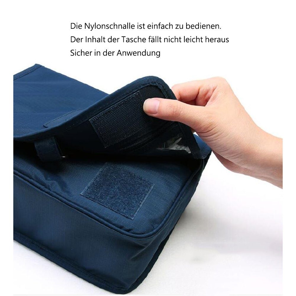 GelldG Kulturbeutel Kulturtasche zum Aufhängen, Faltbarer Reise Kulturbeutel