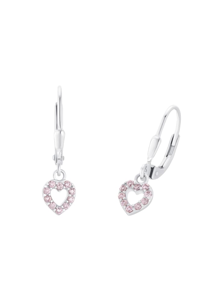 Prinzessin Lillifee Ohrhänger Silber 925, rhodiniert in Rosa günstig kaufen onesize