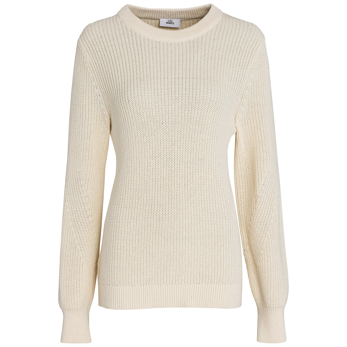 Damen Strickpullover mit Rundhalsausschnitt