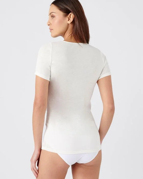 T-shirt manches courtes Douceur soyeuse Thermolactyl