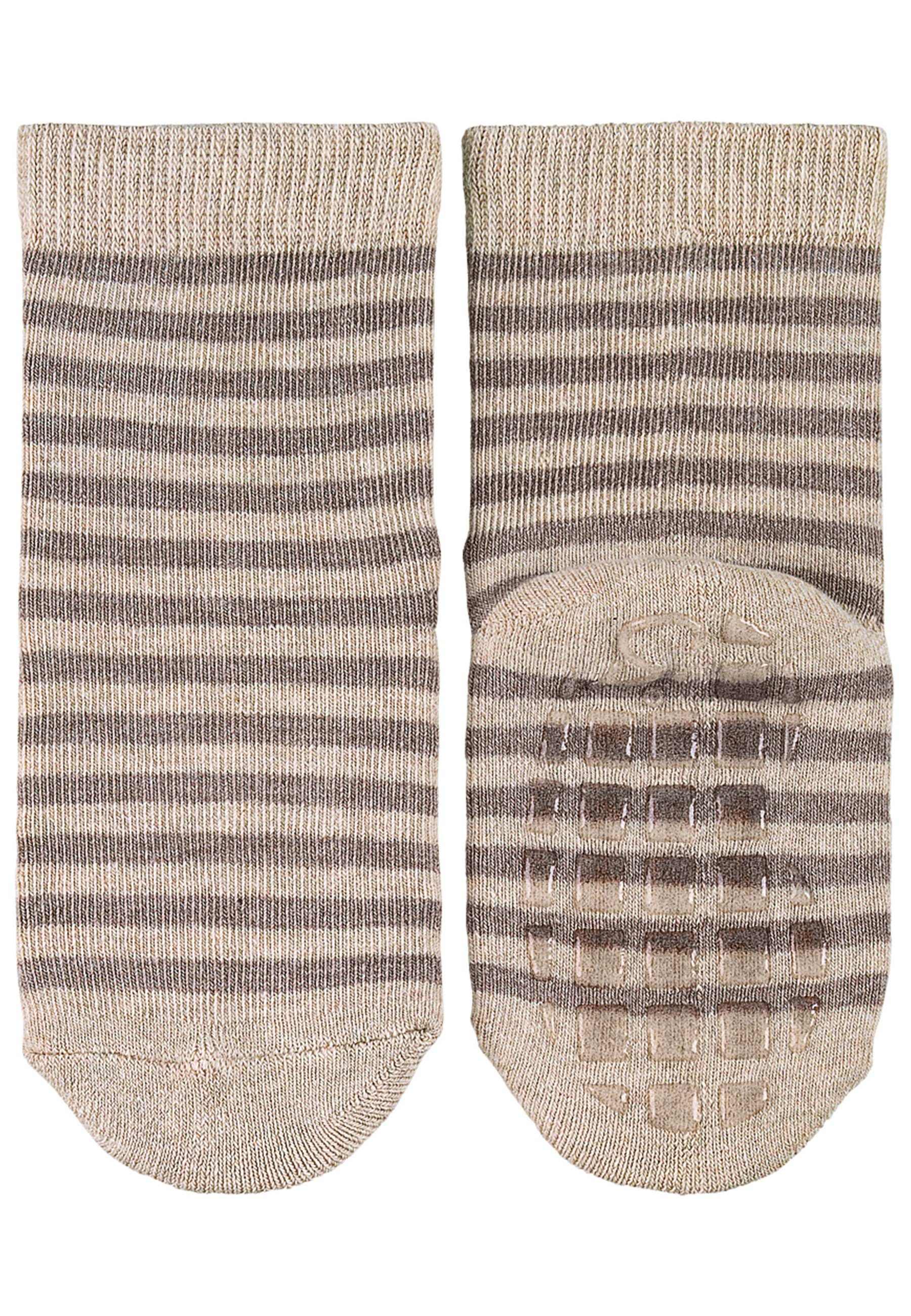 Sterntaler® ABS-Socken ABS-Söckchen Autumn + Ringel, 2er-Pack