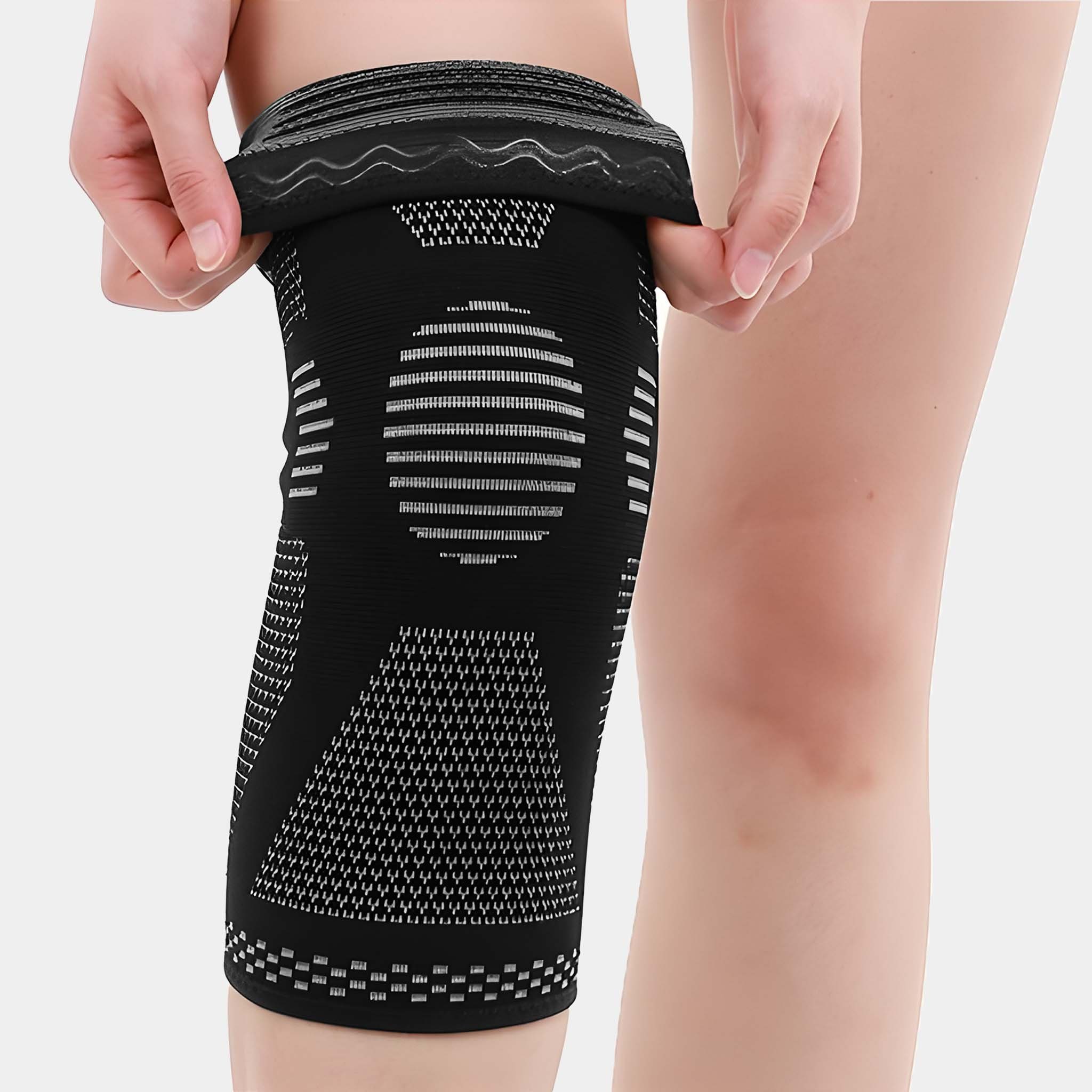 shapevital.de Kniebandage SHAPEVITAL rutschfeste Kniestützbandage mit Kompressionswirkung, einfach anzulegen, atmungsaktiv, leichtes Material