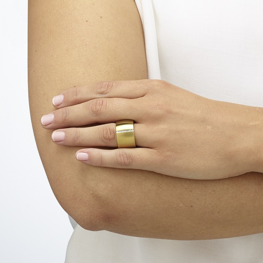 Anello Heideman Lines, colore oro