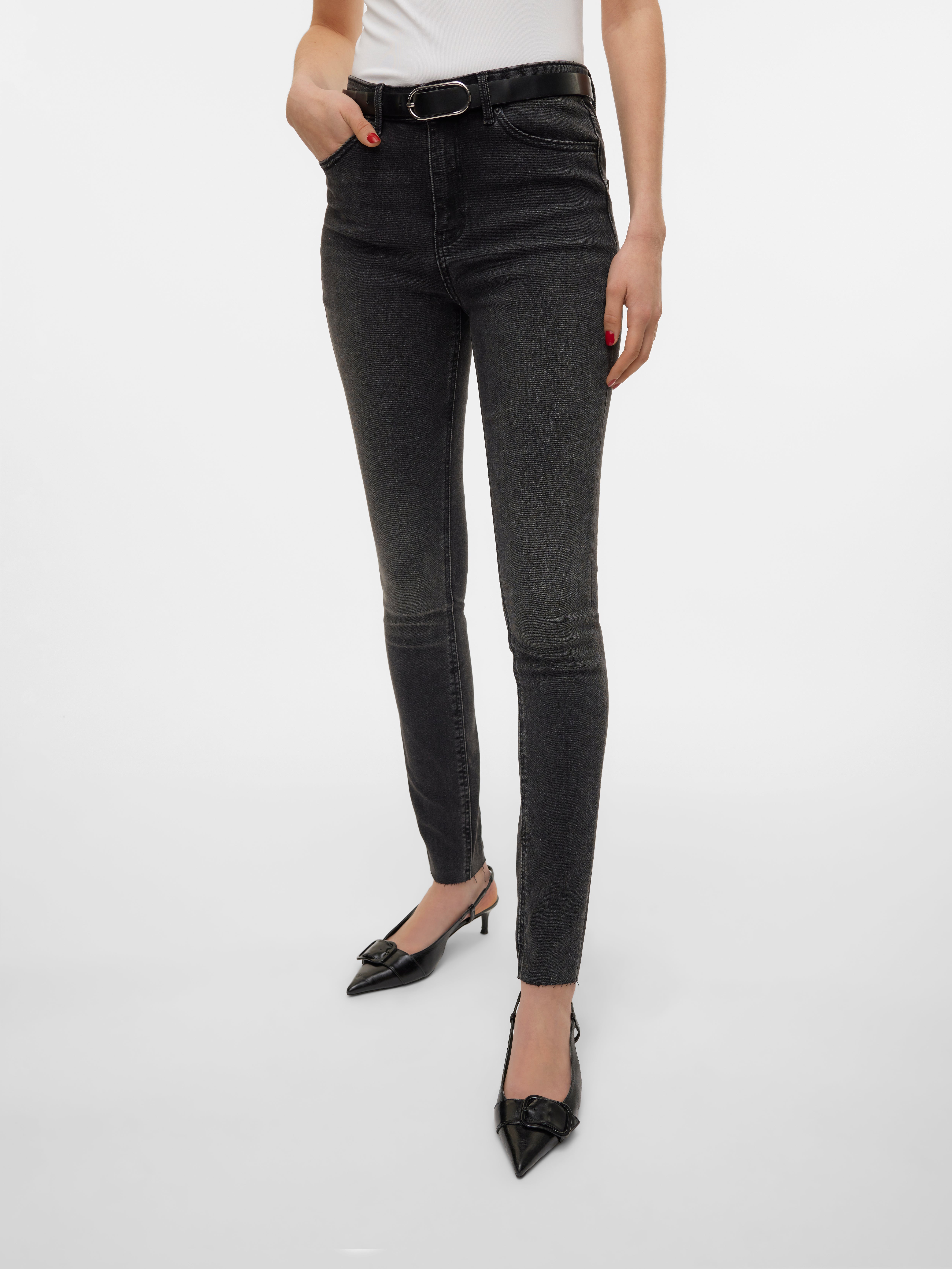 VMSOPHIA Hohe Taille Slim Fit Jeans
