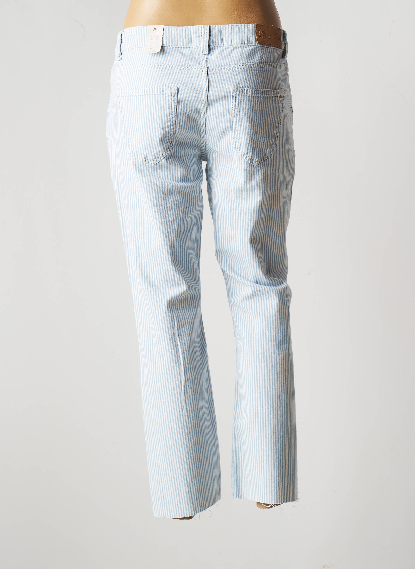 Red Legend Jeans Coupe Droite Femme couleur bleu
