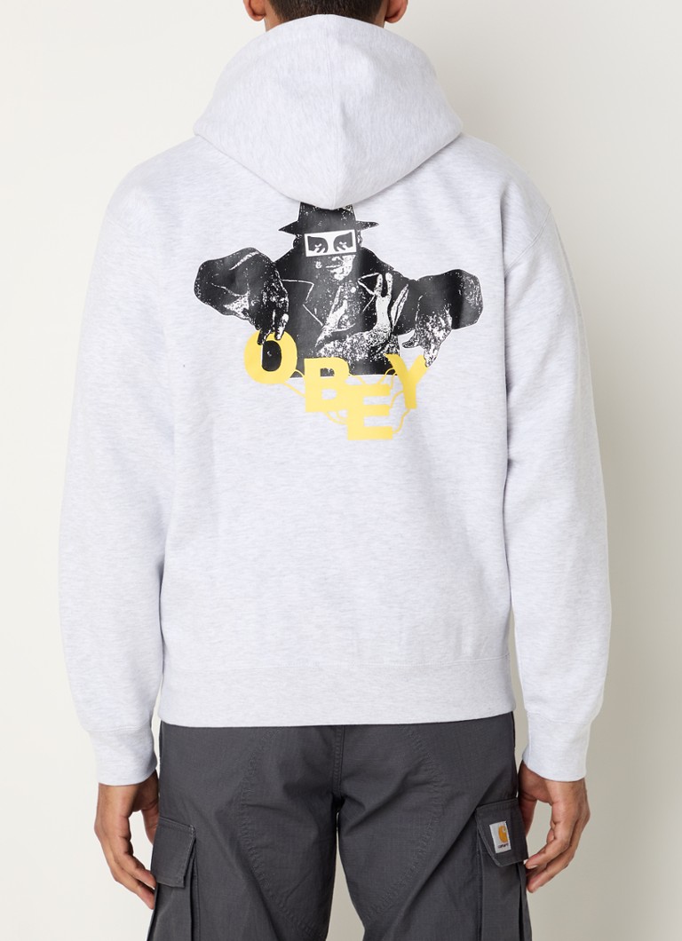 Obey Inner Power hoodie with logo and back print