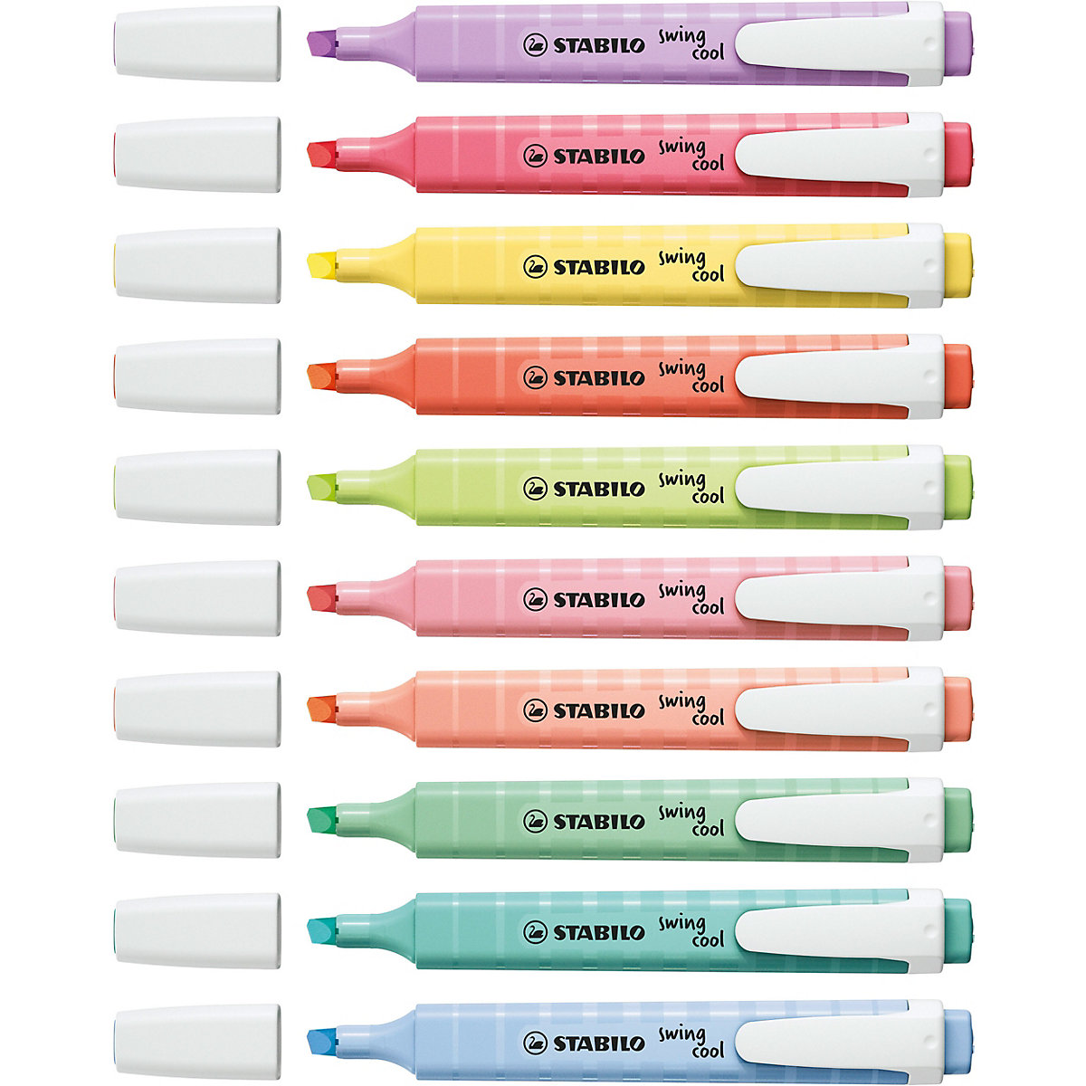 Textmarker swing cool Pastel, 8 Farben