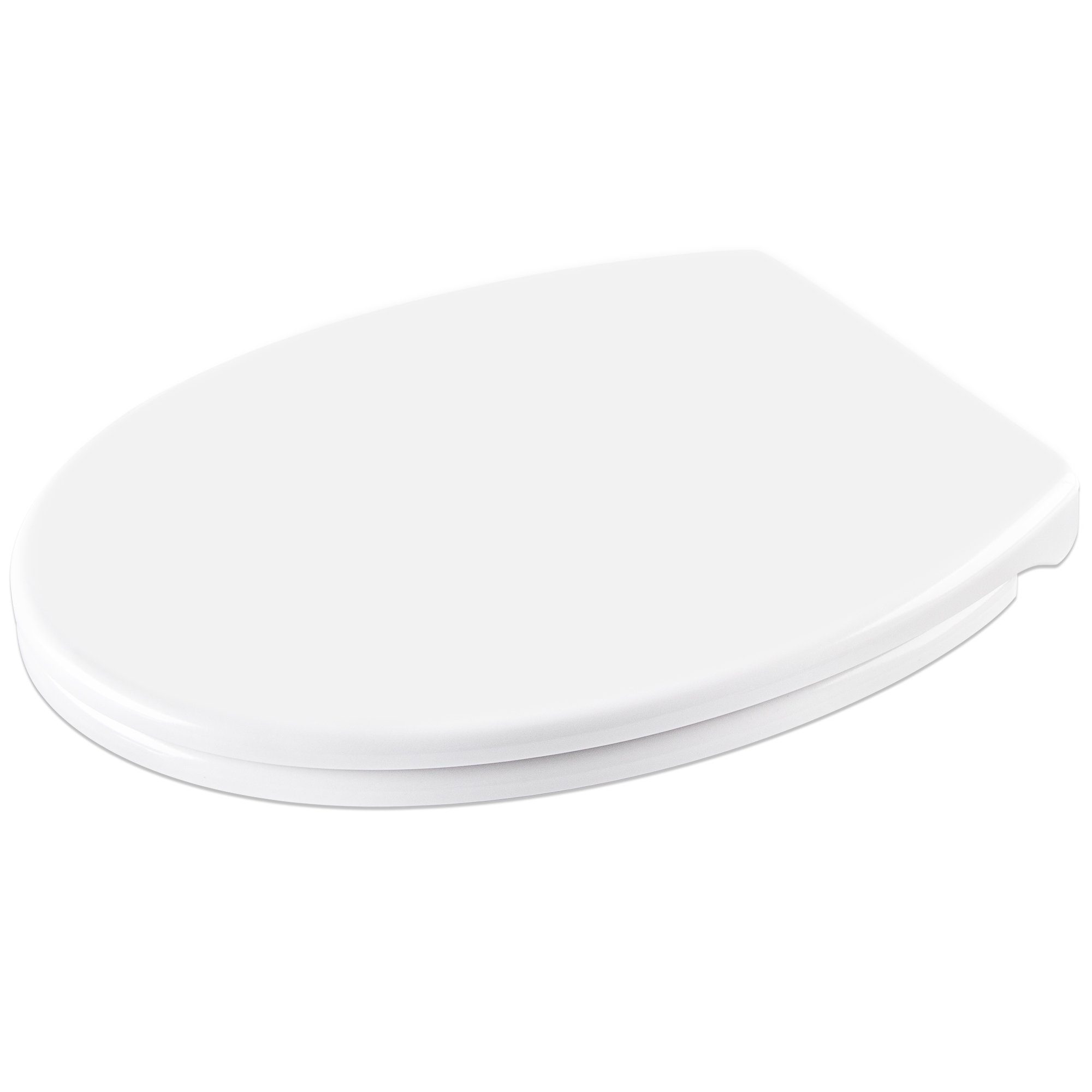 Homewit WC-Sitz Toilettendeckel WC Sitz mit Quick-Release-Funktion und Absenkautomatik (Set, 1-St., O-Form WC Deckel mit verstellbarem Scharnieren), Aus Harnstoff-Formaldehyd-Harzmaterial, Weiß