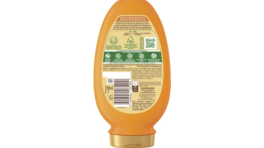 Wahre Schätze Spülung Argan+Camelia Öl 250 ml