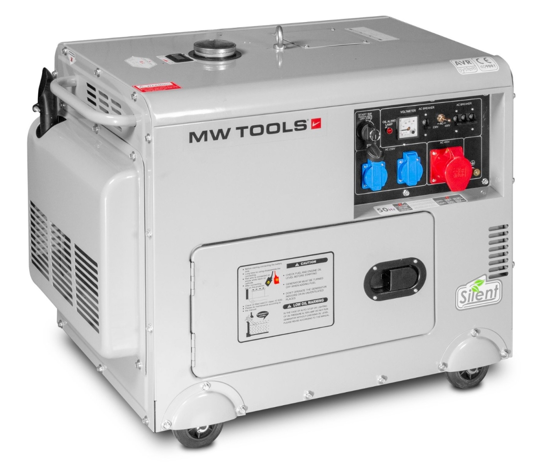 Generatore diesel Metal Works 724562240 DG65E 1x230V 4.8KW / 3x400V 6.0KW