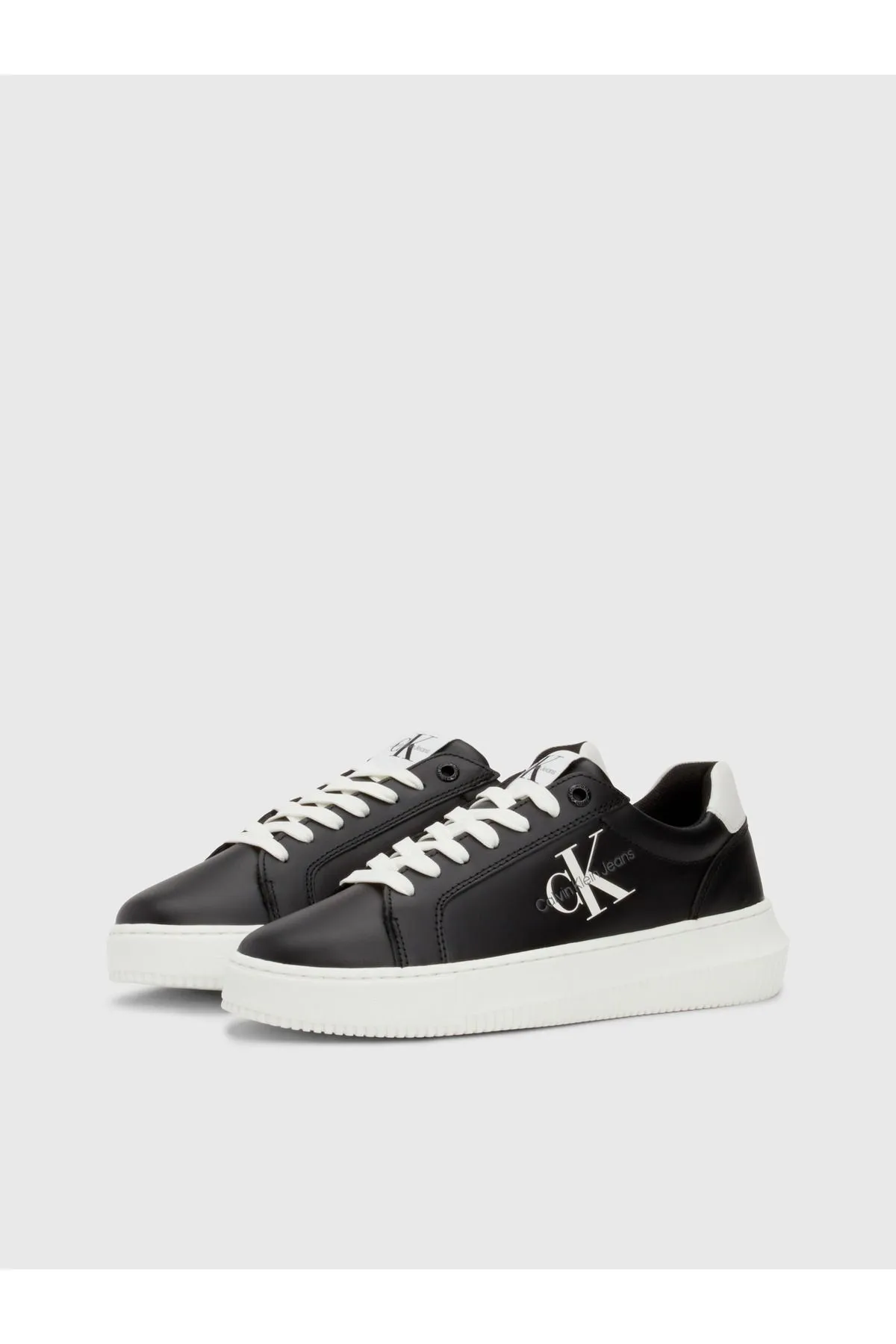 Calvin Klein  Schwarze Damen-Sneaker mit Markenlogo, geeignet für den täglichen Gebrauch Yw0yw00823-bds