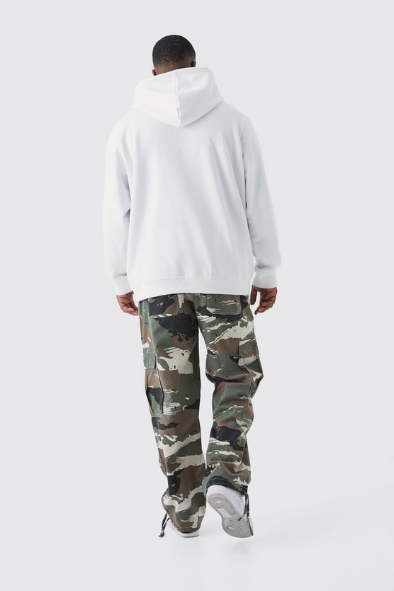 Plus lockere Camouflage Cargo-Hose