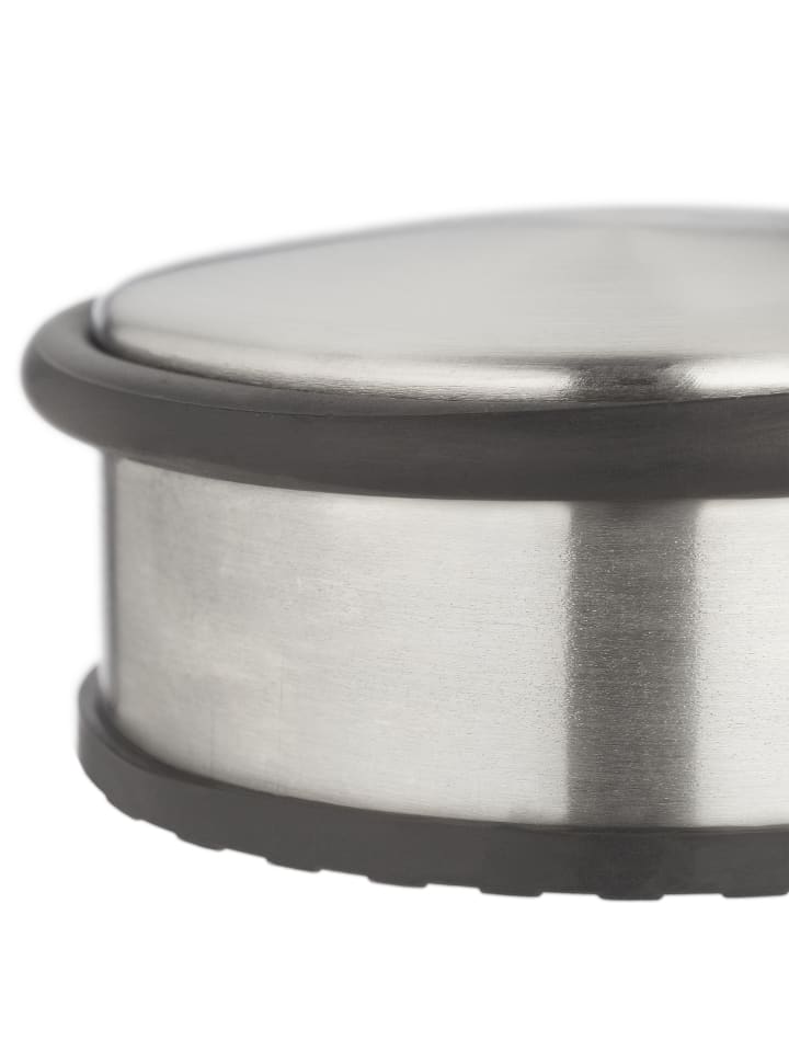 relaxdays 4 x Türstopper in Silber/ Schwarz - (H)4,5 x Ø 10,5 cm günstig kaufen onesize