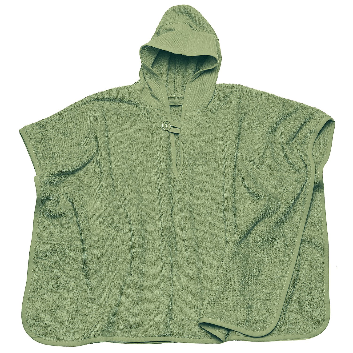 buttinette Frottier-Poncho, salbei, 55 x 71 cm
