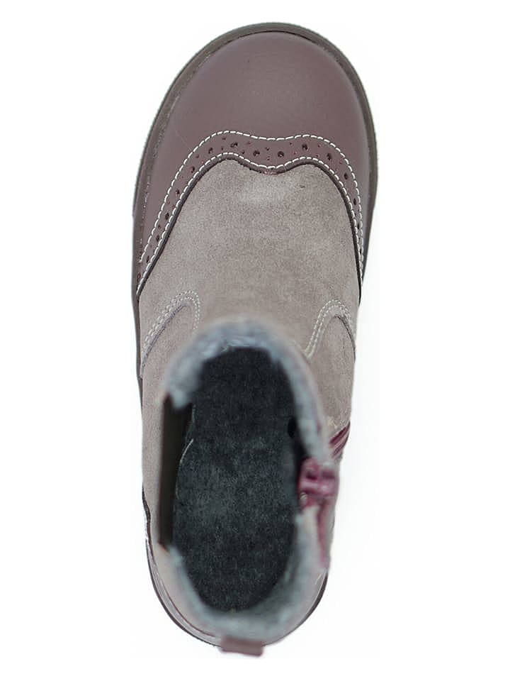 lamino Leder-Chelsea-Boots in Mauve günstig kaufen 33
