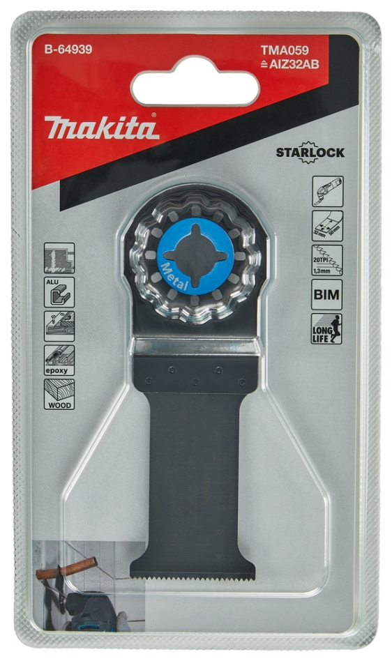 Makita Tilbehør B-64939 Stikksagblad 32mm metall