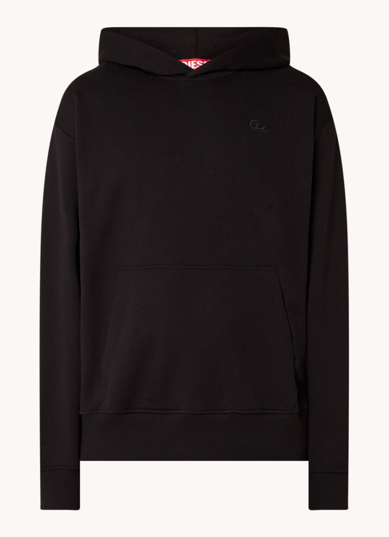 Diesel Hoodie with back print and logo embroidery