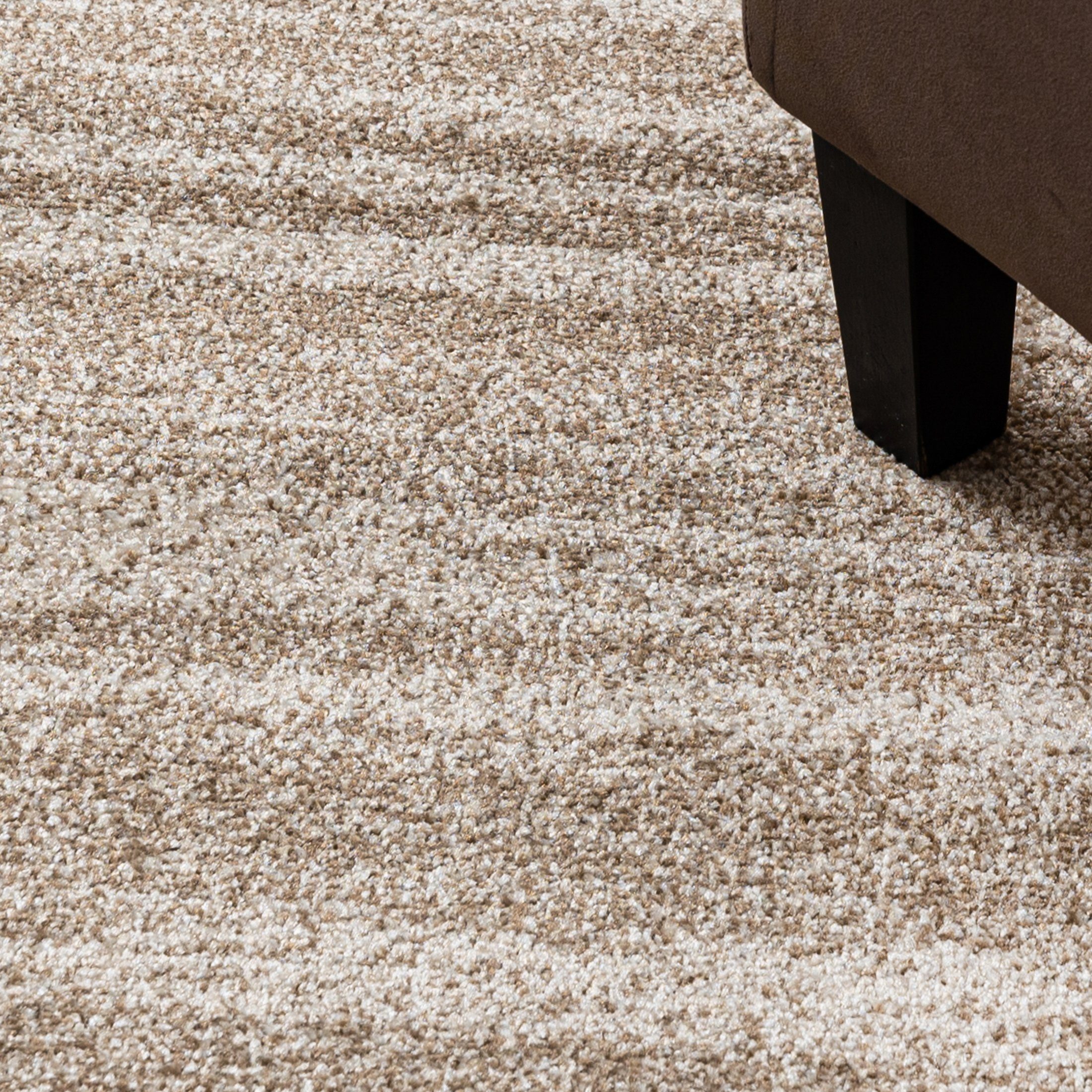 Läufer Läufer Flurläufer Modern für Vorzimmer, Küche - Beige, Mazovia, 90 x 100 cm, Kurzflor, Meterware, Höhe 10 mm, Kurzflor - niedrige Florhöhe