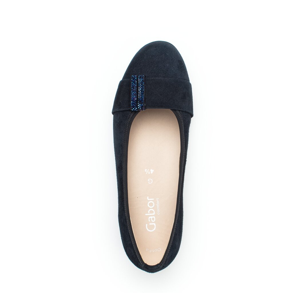 Gabor comfort Eleganter Ballerina blau