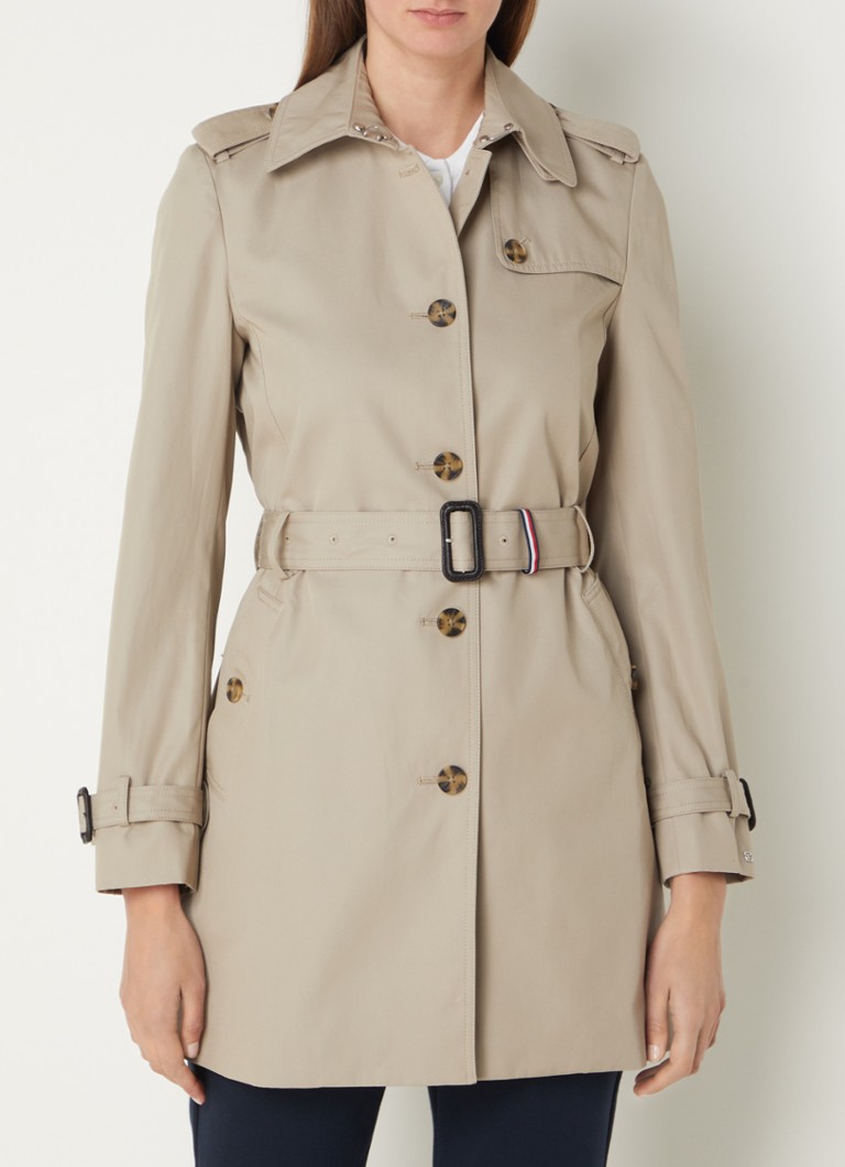 Tommy Hilfiger Heritage trench kaput s remenom i bočnim džepovima