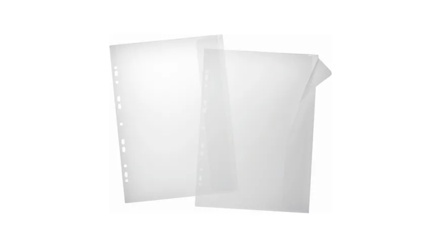 PAGNA Dokumentenhülle mit Klappe 5er-Pack 21,5x33cm transparent