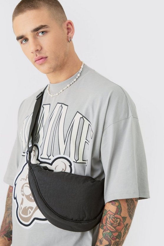 Man Signature Basic Nylon-Umhängetasche