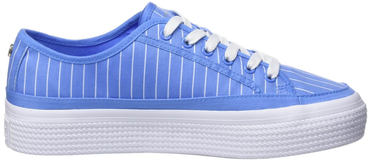 TOMMY HILFIGER Sneaker blau ESSENTIAL STRIPE SNEAKER