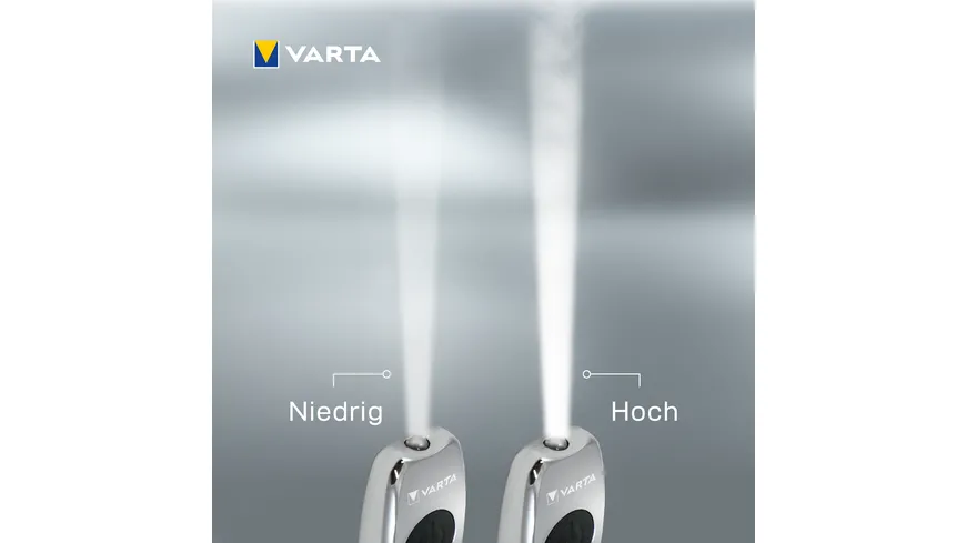 VARTA Metal Key Chain Light mit Batterien 2CR2016 Blister