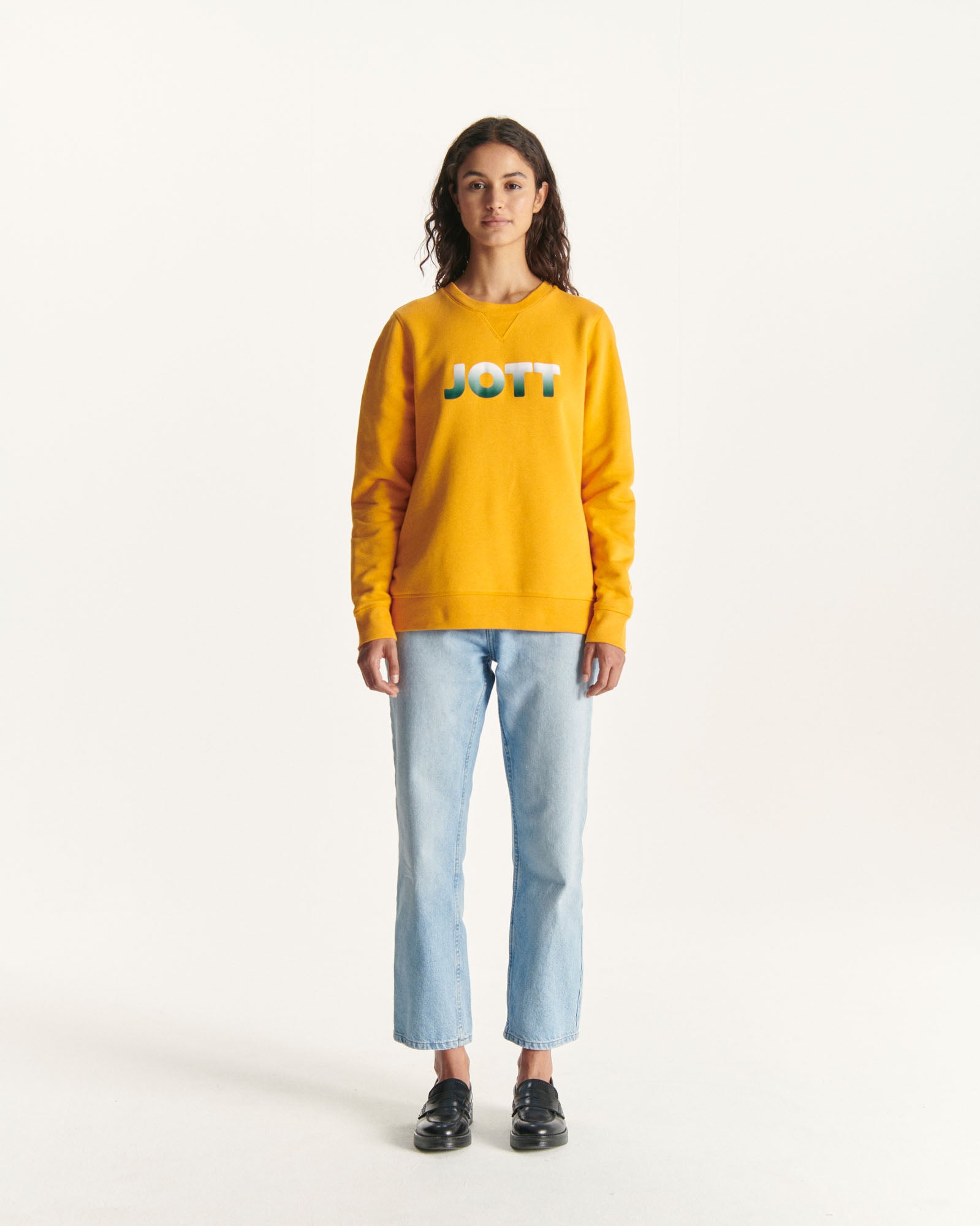 Sweat en coton biologique Ocre orange Elvas