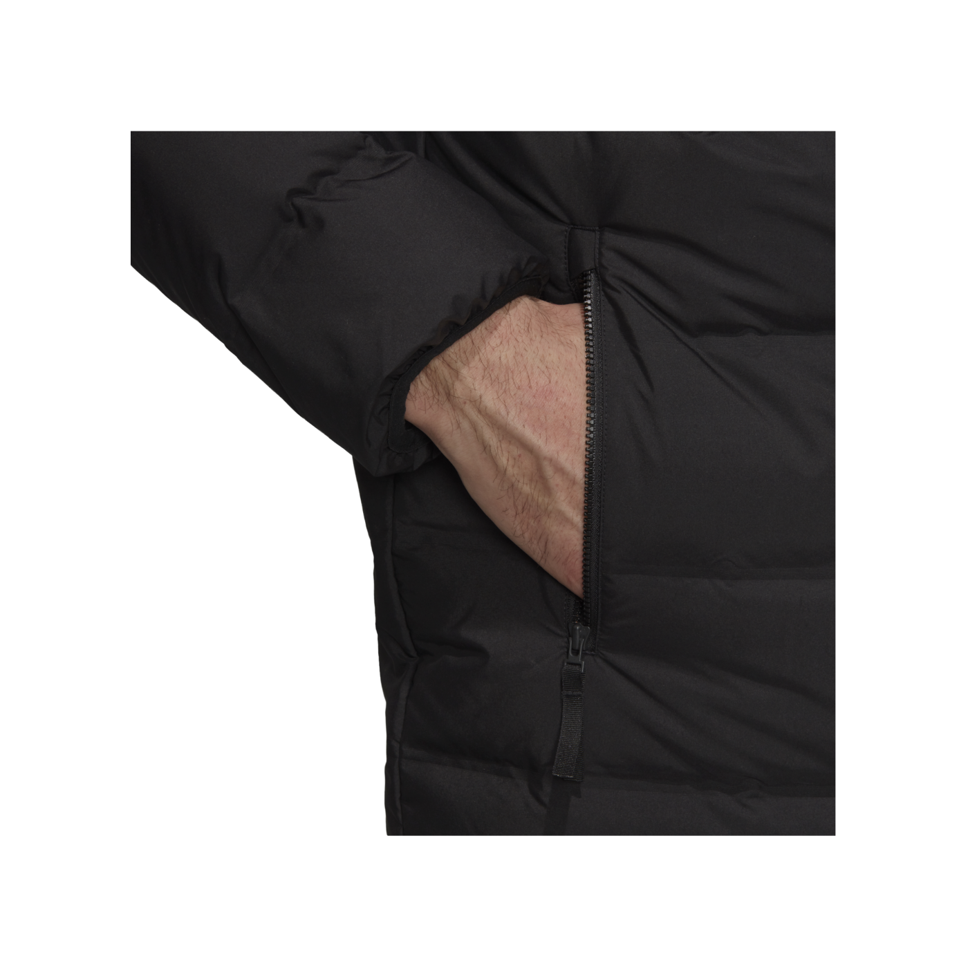 adidas Helionic Mid Jacke Schwarz