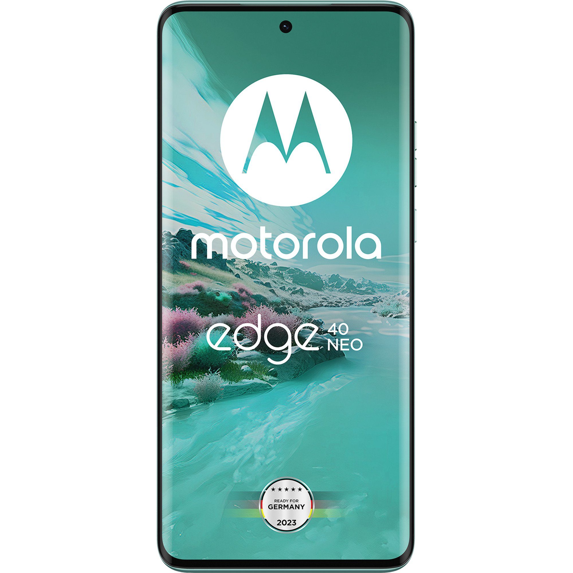 Motorola Motorola edge 40 Neo 256GB, Handy, (Caneel Bay, Smartphone (50 MP MP Kamera)