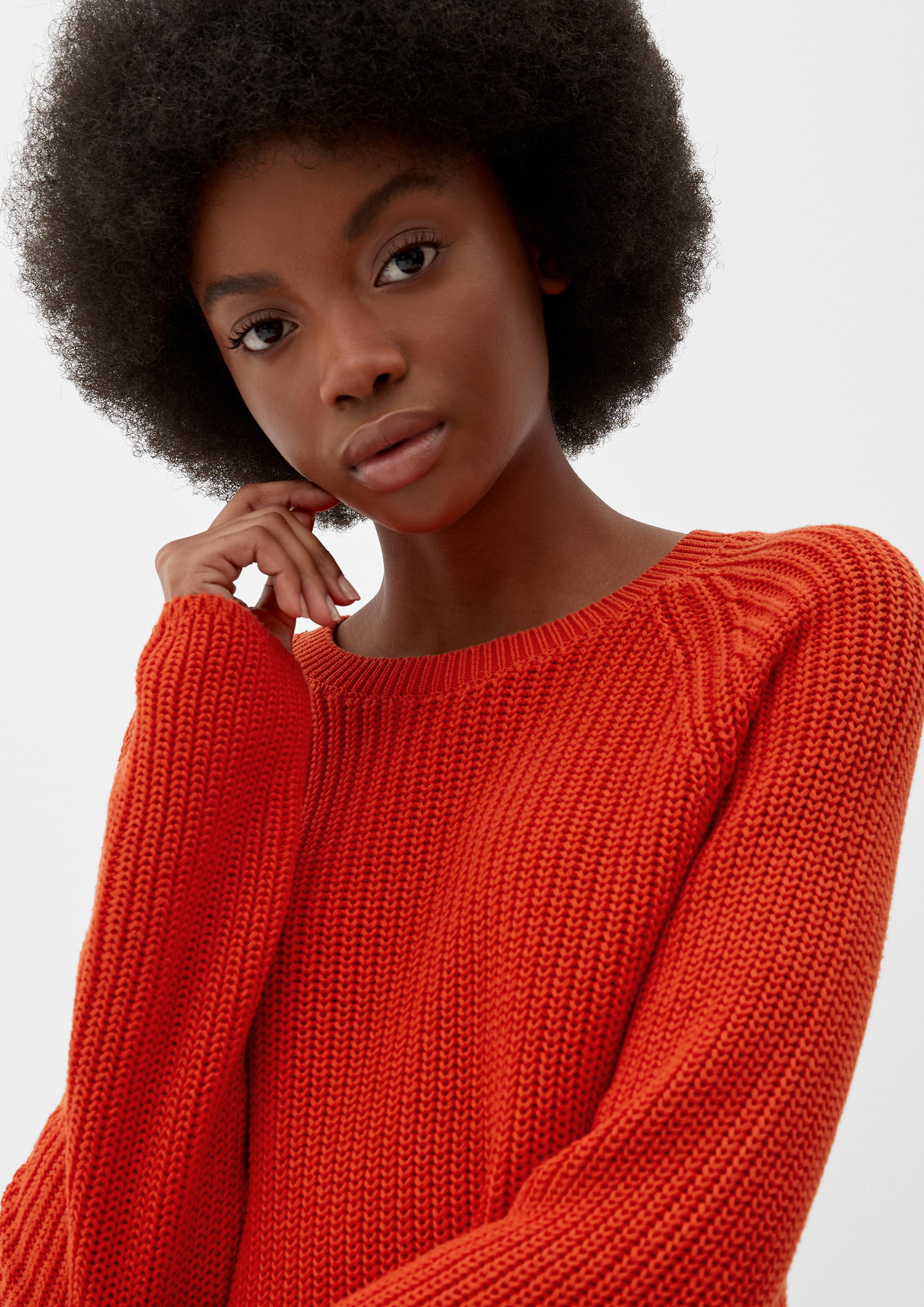 Strickpullover aus Baumwollmix  2119343-2392