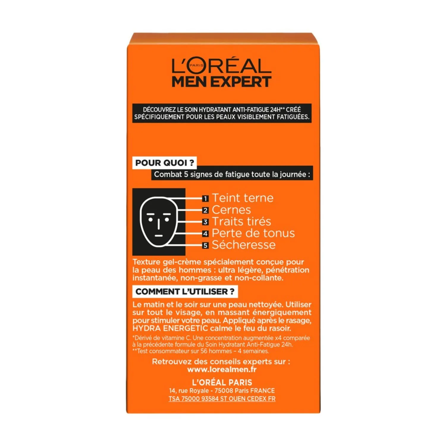 L'Oréal Men Expert Hydra Energetic Nawilżająca pielęgnacja przeciw zmęczeniu -