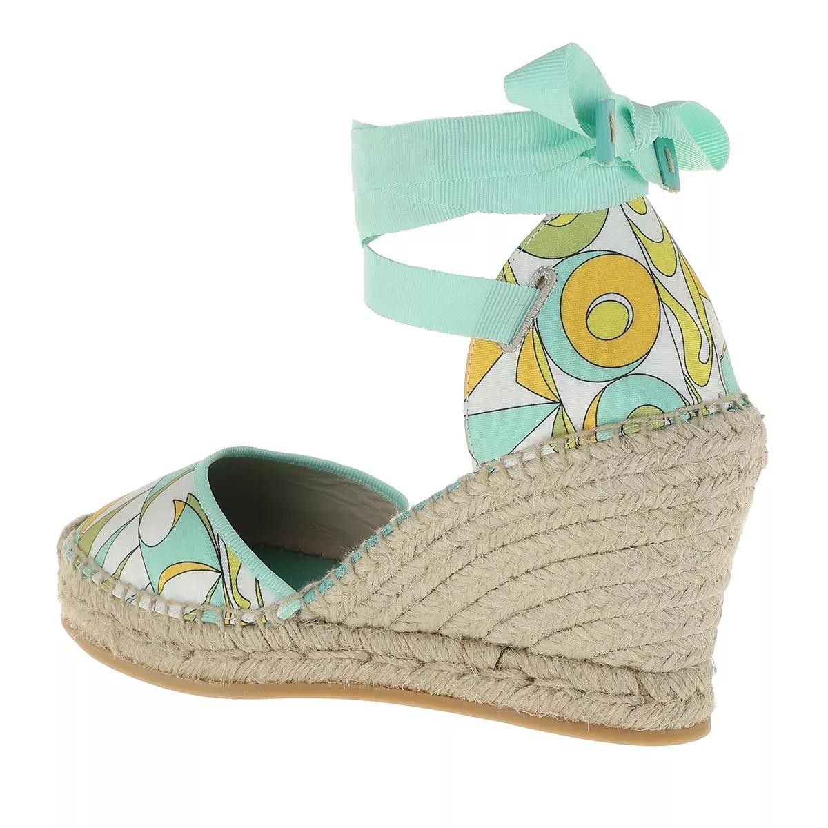 EMILIO PUCCI Komfort Slipper grün Espadrille