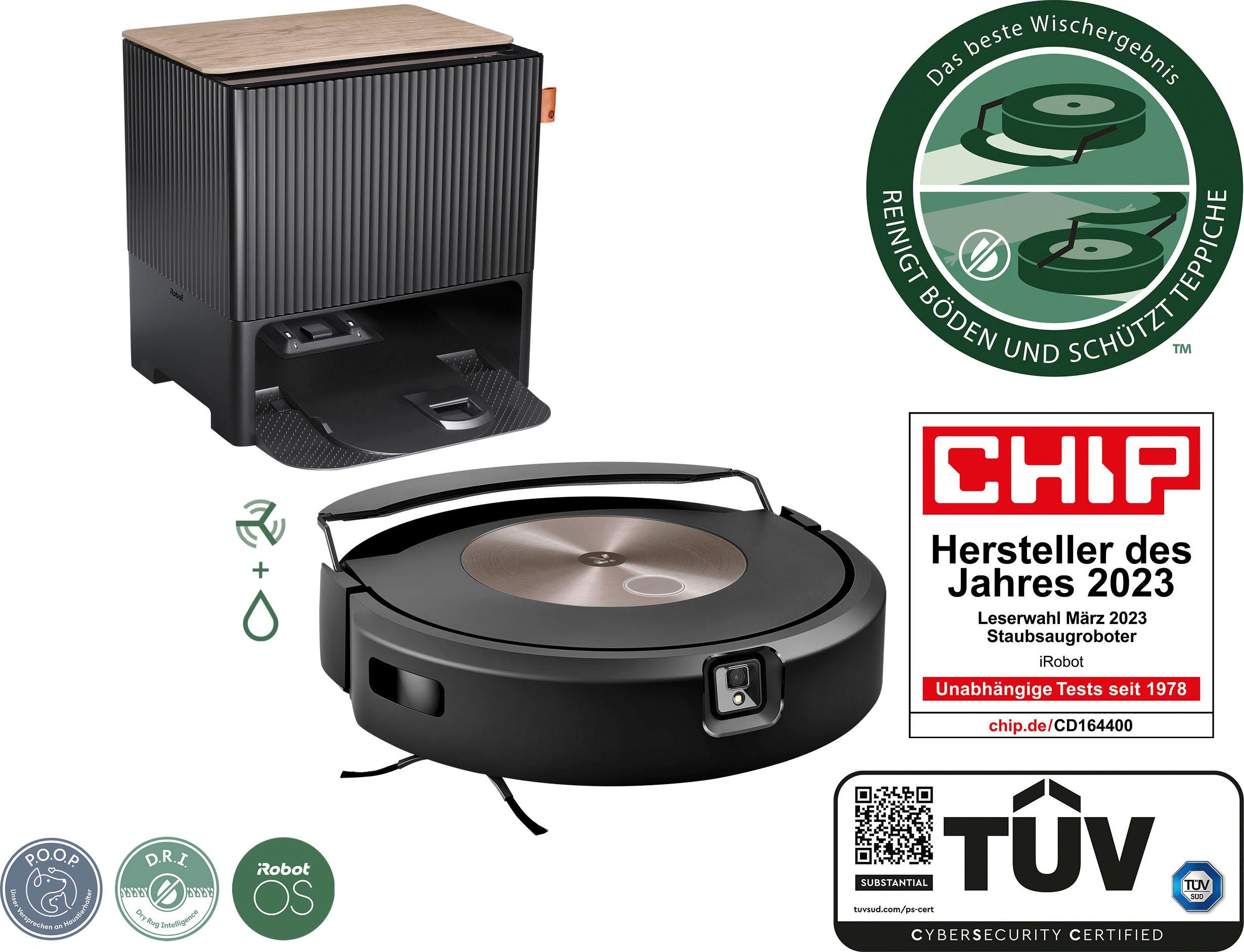 iRobot Nass-Trocken-Saugroboter Roomba Combo j9+ (c9758)