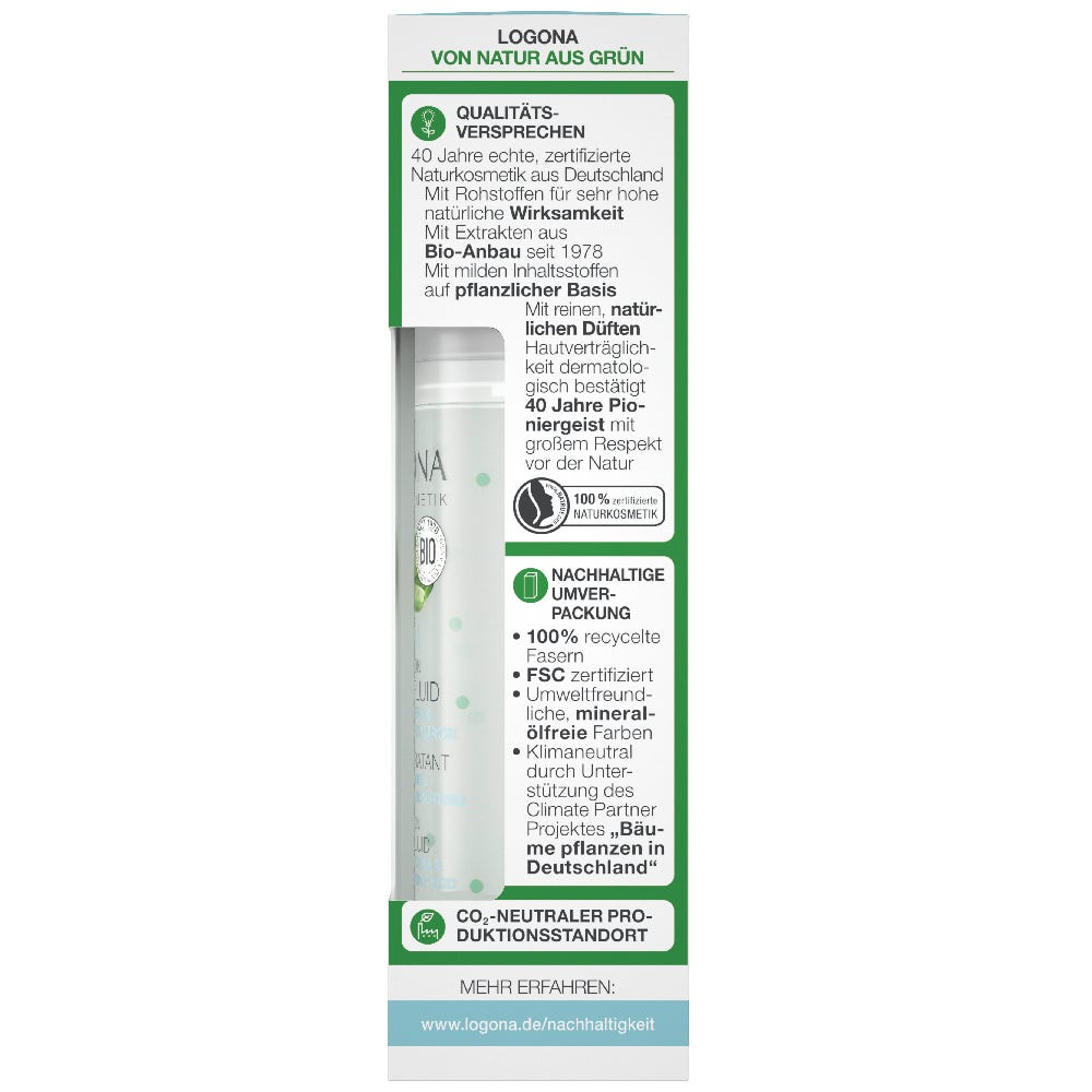 LOGONA Hyaluron Hydro Fluid Bio-Aloe Vera & Hyaluronsäure 30 ml