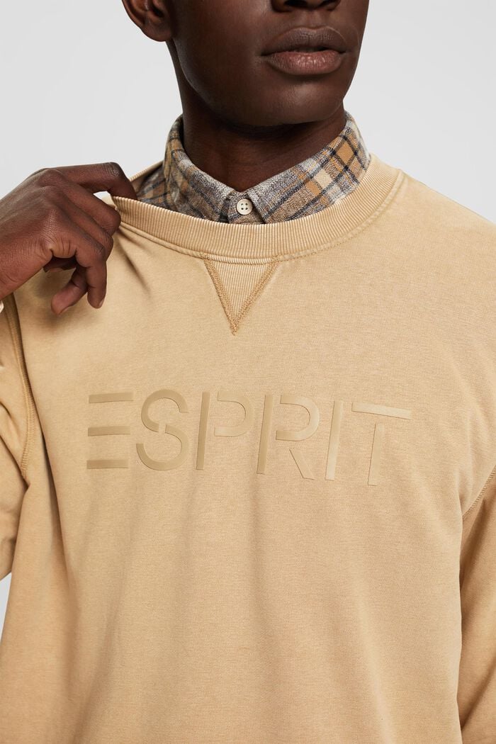 Rundhals-Sweatshirt mit Logoprint