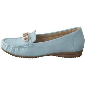 smiling for feet Mokassin in blau