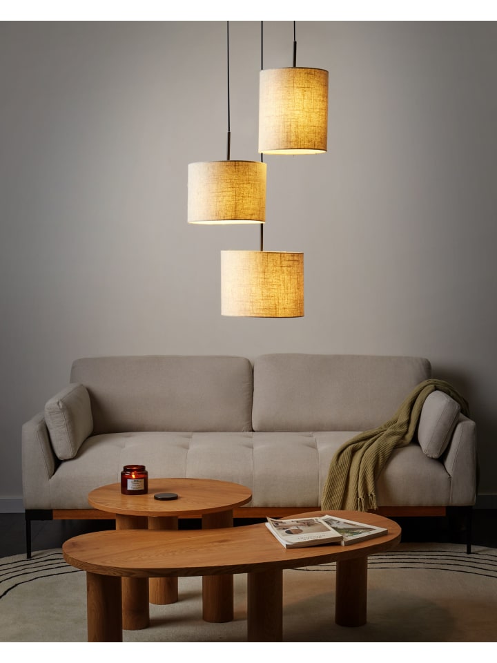 Beliani Pendelleuchten PARGUAZA in Beige - (W) 42 x (H) 125 x (L) 42 cm günstig kaufen onesize