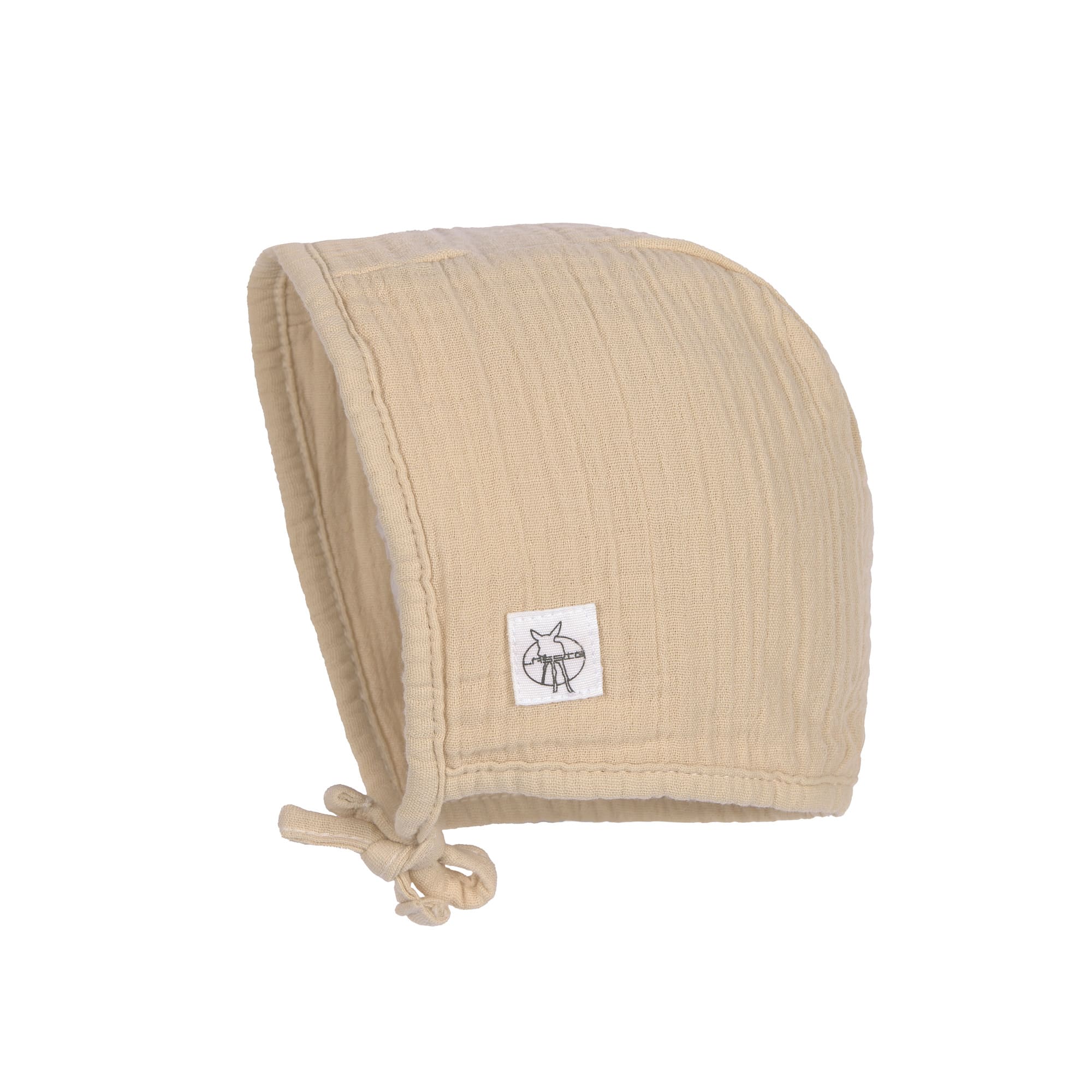 Erstlingsmütze - Bio Baumwolle, Beige