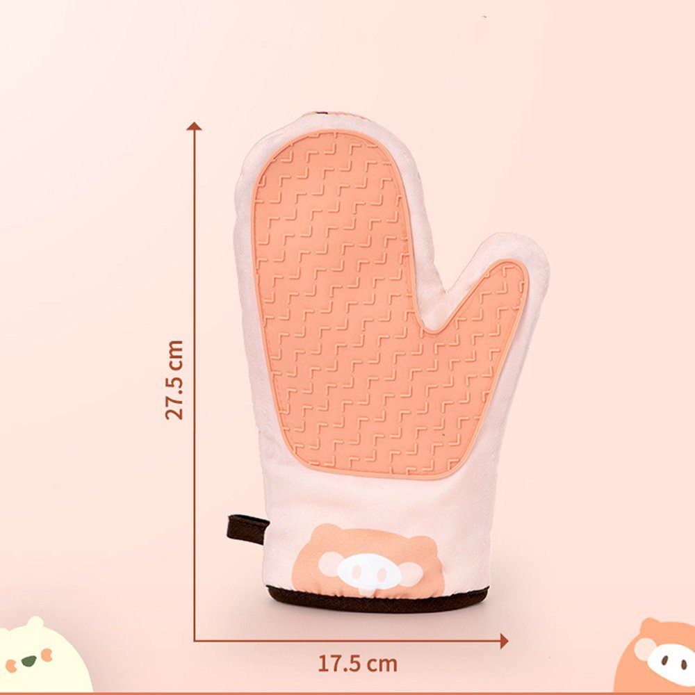 Tian Dee Topfhandschuhe Verdickte Hitzebeständige Ofenhandschuhe, Küche Topfhandschuhe