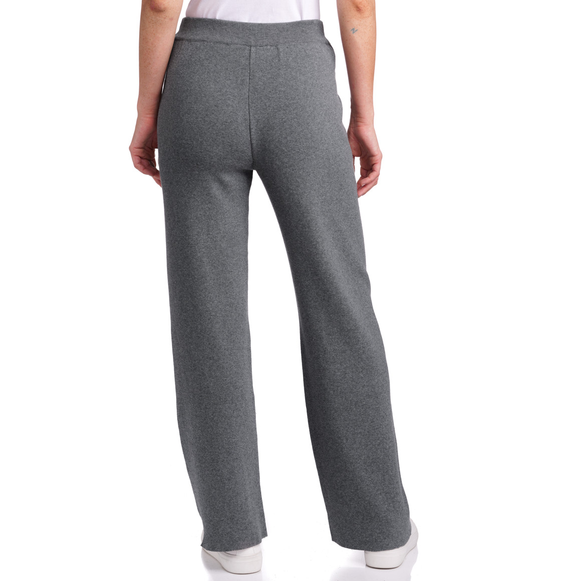 Damen Strickhose mit breitem Elastikbund