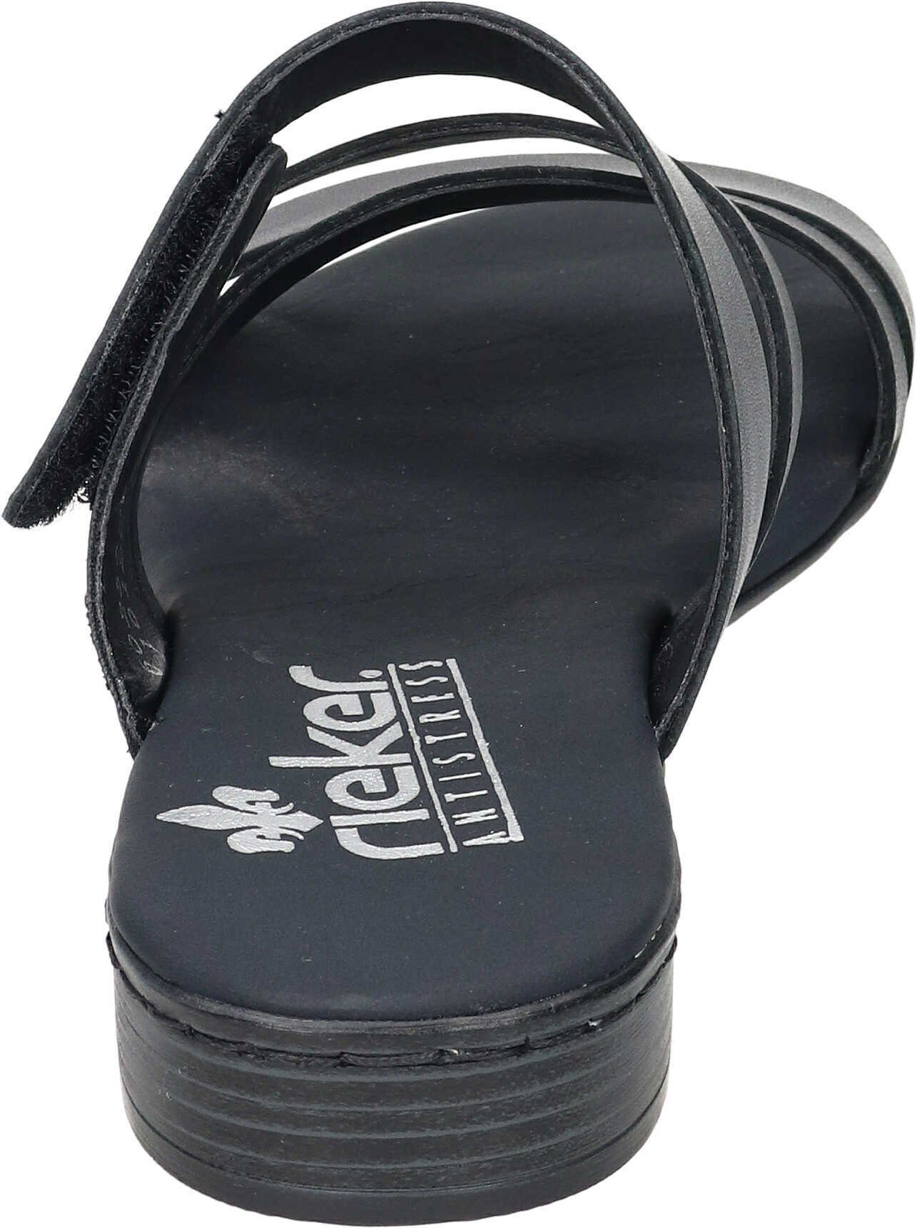 Rieker Pantoletten Pantolette aus echtem Leder