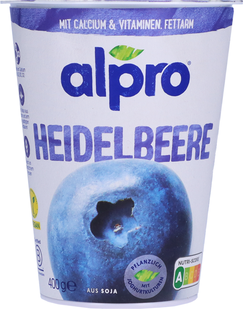 Alpro Soja-Joghurtalternative Heidelbeere