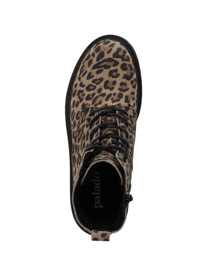 palado Schnürstiefeletten in Leopard günstig kaufen