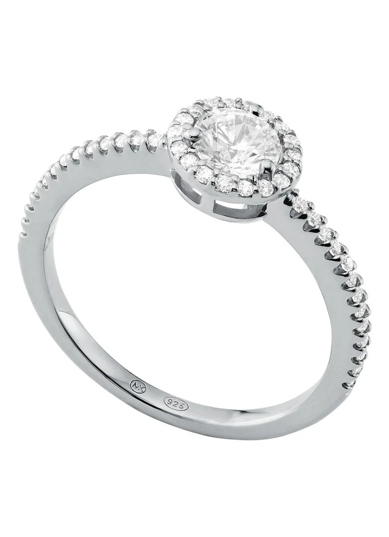 Anello Michael Kors in argento sterling con zirconi cubici MKC1346AN040