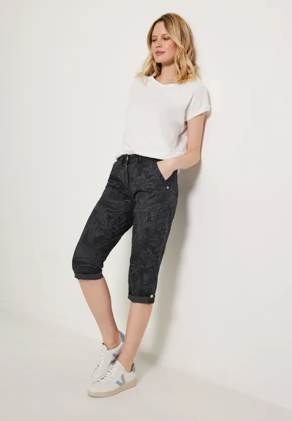 CECIL Casual Fit Hose mit Print