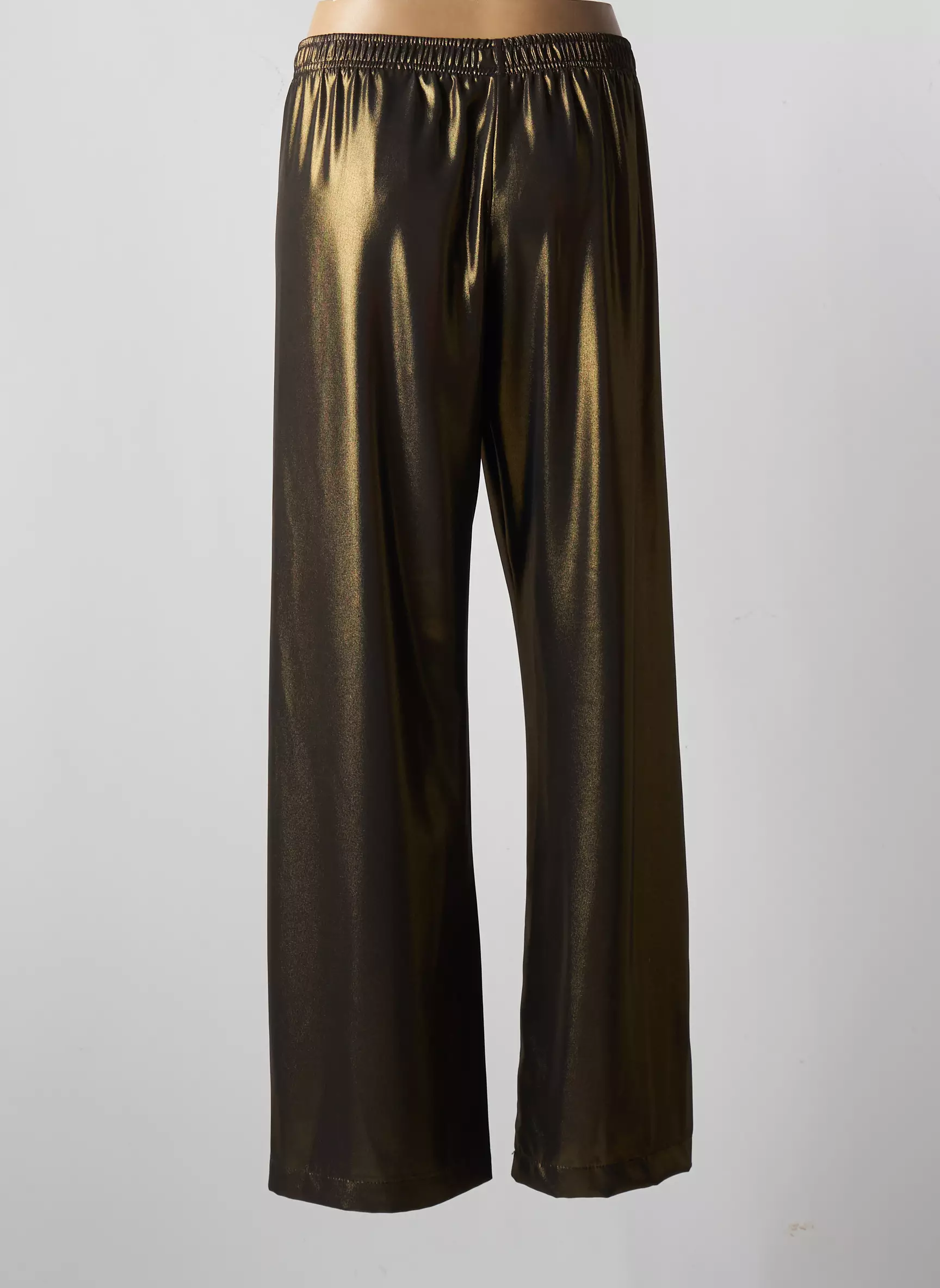 Imperial Pantalons Larges Femme couleur jaune